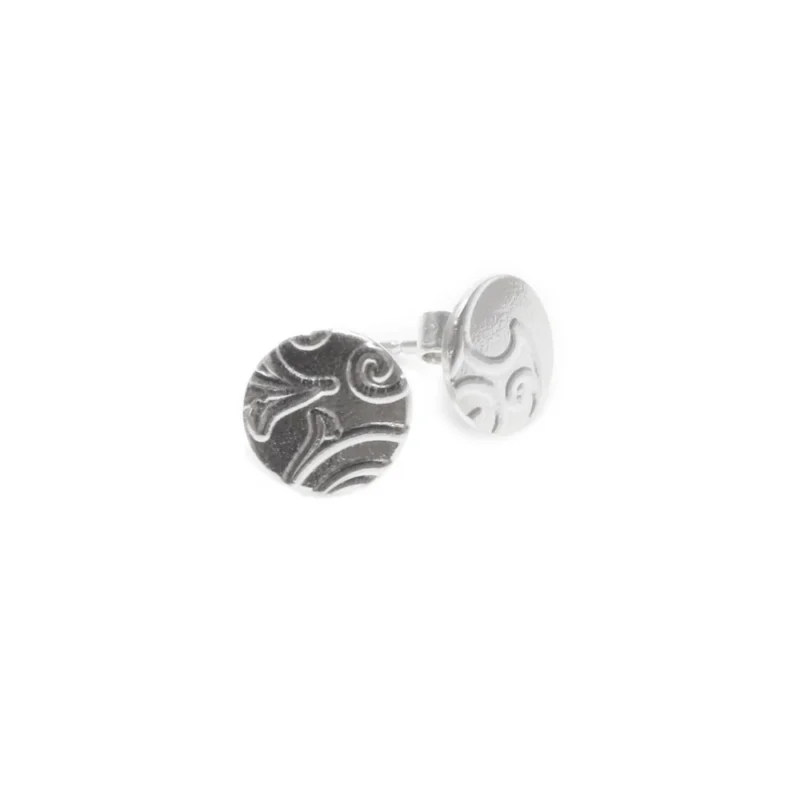 sterling silver floral earrings